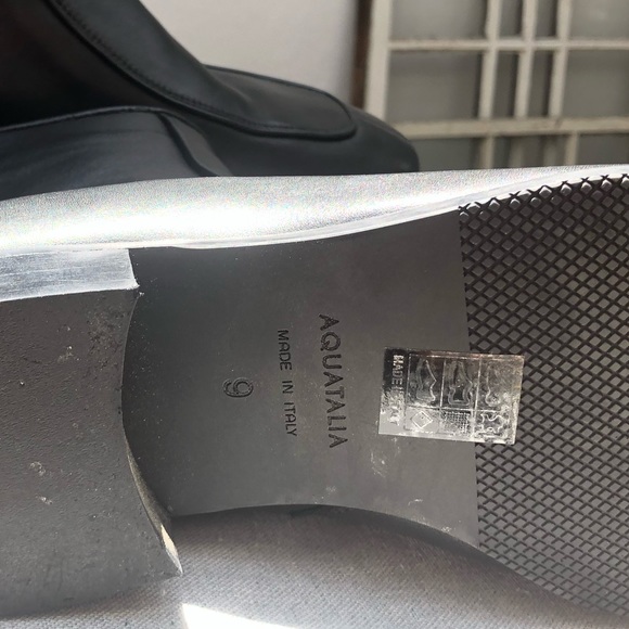 NEW Aquatalia Men’s Tomas Calf Weatherproof Leather Boots Size 9 - Picture 4 of 7